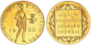 1 Дукат Королевство Нидерланды (1815 - ) Золото 