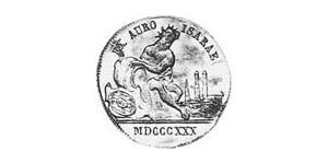 1 Дукат Королівство Баварія (1806 - 1918) Золото Людвиг I (король Баварії)(1786 – 1868)