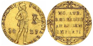 1 Дукат Королівство Нідерланди (1815 - ) Золото 