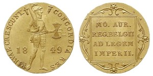 1 Дукат Королівство Нідерланди (1815 - ) Золото 