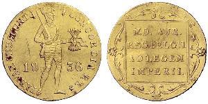 1 Дукат Королівство Нідерланди (1815 - ) Золото 