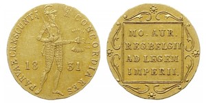 1 Дукат Королівство Нідерланди (1815 - ) Золото 