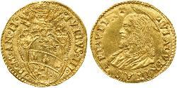1 Дукат Папская область (752-1870) Золото Юлий III (1487- 1555)