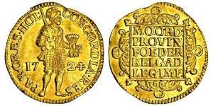 1 Дукат Республика Соединённых провинций (1581 - 1795) Золото 