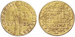 1 Дукат Республика Соединённых провинций (1581 - 1795) Золото 