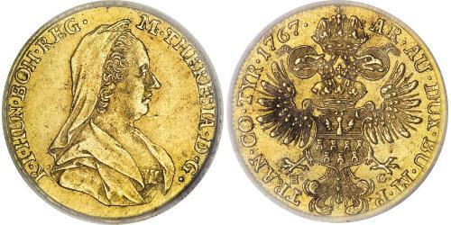 1 Дукат Священная Римская империя (962-1806) Золото Maria Theresa of Austria (1717 - 1780)