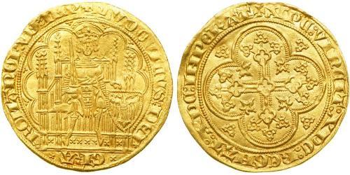 1 Дукат Федеральные земли Германии Золото Louis IV, Holy Roman Emperor (1282-1347)