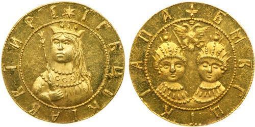 1 Дукат Царство Русское (1547-1721) Золото Sophia Alekseyevna of Russia (1657-1704)