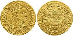 1 Ducat Gdansk  (1454-1793) 金 Stephen Báthory (1533-1586)