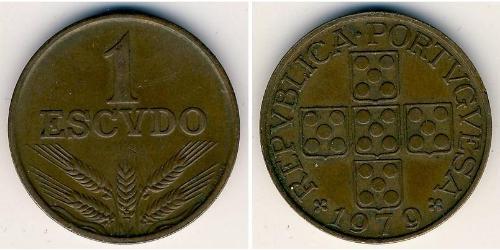 1 Ескудо Portuguese Republic - Ditadura Nacional (1926 - 1933) Бронза 