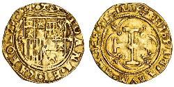 1 Ескудо Habsburg Spain (1506 - 1700) Золото 
