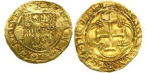 1 Ескудо Habsburg Spain (1506 - 1700) Золото 