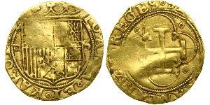 1 Ескудо Habsburg Spain (1506 - 1700) Золото 