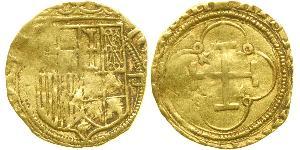 1 Ескудо Habsburg Spain (1506 - 1700) Золото 