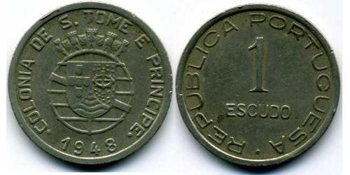 1 Ескудо Сан-Томе і Принсіпі (1469 - 1975) Нікель/Мідь 