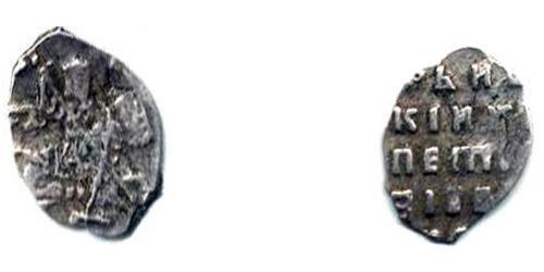 1 Копейка Царство Русское (1547-1721) Серебро 