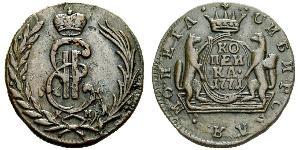 1 Копійка Російська імперія (1720-1917) Мідь Катерина II (1729-1796)
