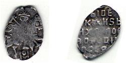 1 Копійка Московське царство (1547-1721) Срібло Mikhail I Fyodorovich Romanov (1596 - 1645)