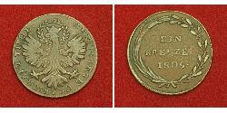 1 Крейцер Австрийская империя (1804-1867) Медь 