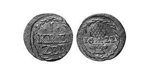 1 Крейцер Аугсбург (1276 - 1803) Серебро 