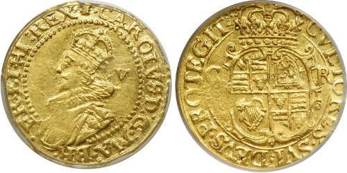 1 Крона(английская) Королевство Англия (927-1649,1660-1707) Золото Карл  I (1600-1649)