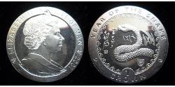 1 Крона(английская) Остров Мэн Никель/Медь Елизавета II (1926-2022)
