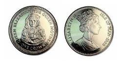 1 Крона(английская) Остров Мэн Никель/Медь Елизавета II (1926-2022)