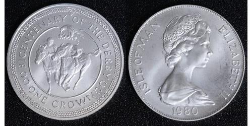 1 Крона(английская) Остров Мэн Никель/Медь Елизавета II (1926-2022)