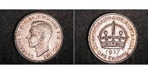 1 Крона(английская) Австралия (1788 - 1939) Серебро Георг VI (1895-1952)