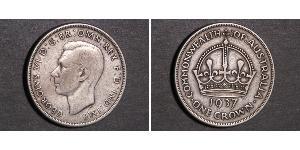 1 Крона(английская) Австралия (1788 - 1939) Серебро Георг VI (1895-1952)