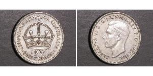 1 Крона(английская) Австралия (1788 - 1939) Серебро Георг VI (1895-1952)