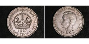 1 Крона(английская) Австралия (1788 - 1939) Серебро Георг VI (1895-1952)