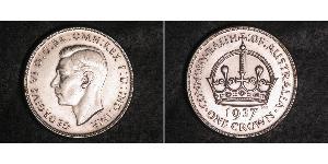 1 Крона(английская) Австралия (1788 - 1939) Серебро Георг VI (1895-1952)