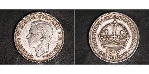 1 Крона(английская) Австралия (1788 - 1939) Серебро Георг VI (1895-1952)