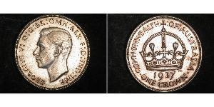 1 Крона(английская) Австралия (1788 - 1939) Серебро Георг VI (1895-1952)