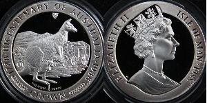 1 Крона(английская) Австралия (1939 - ) Серебро Елизавета II (1926-2022)