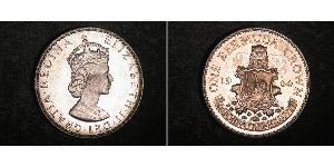 1 Крона(английская) Бермудские Острова Серебро Елизавета II (1926-2022)