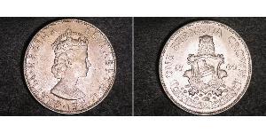 1 Крона(английская) Бермудские Острова Серебро Елизавета II (1926-2022)