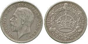 1 Крона(английская) Великобритания (1922-) Серебро Георг V (1865-1936)