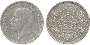 1 Крона(английская) Великобритания (1922-) Серебро Георг V (1865-1936)
