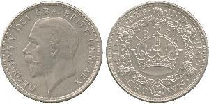1 Крона(английская) Великобритания (1922-) Серебро Георг V (1865-1936)