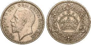1 Крона(английская) Великобритания (1922-) Серебро Георг V (1865-1936)