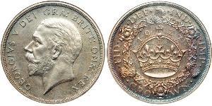 1 Крона(английская) Великобритания (1922-) Серебро Георг V (1865-1936)