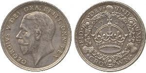 1 Крона(английская) Великобритания (1922-) Серебро Георг V (1865-1936)