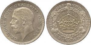 1 Крона(английская) Великобритания (1922-) Серебро Георг V (1865-1936)