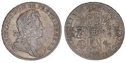 1 Крона(английская) Королевство Великобритания (1707-1801) Серебро Георг I (1660-1727)