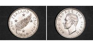 1 Крона(английская) Новая Зеландия Серебро Георг VI (1895-1952)