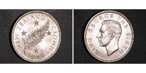 1 Крона(английская) Новая Зеландия Серебро Георг VI (1895-1952)