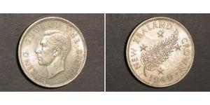 1 Крона(английская) Новая Зеландия Серебро Георг VI (1895-1952)
