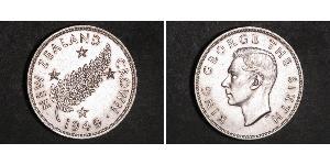 1 Крона(английская) Новая Зеландия Серебро Георг VI (1895-1952)